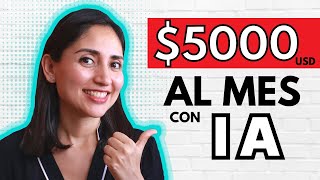 4 Negocios DESDE CASA Con Inteligencia Artificial  GANAR DINERO POR INTERNET con IA 💸 [upl. by Ivonne]