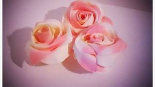 Flower Friday A Rose from Petals Tutorial [upl. by Wenona]