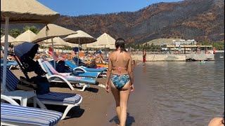 🇹🇷 İCMELER Marmaris Beach TURKEY 2021 The Best Travel [upl. by Jedlicka]