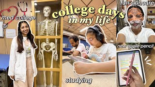 MBBS days in my life vlog💌 low days studying for exams classes productivity amp more [upl. by Leyes933]