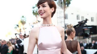 Anne Hathaways Nipples Go Viral  2013 Oscars [upl. by Asial]