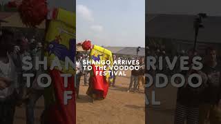 Shango Pulls Up To The Voodoo Festival Streets of Ouidah Benin 2017 The Voodoo Festival [upl. by Lettie]