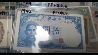 096 Korea Seoul Banknote Shop  China banknote Collection Part 1  2024 banknote currency coin [upl. by Nikolai]