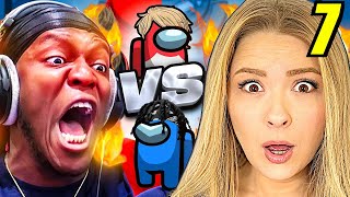 Americans React To SIDEMEN AMONG US vs TOMMYINNIT [upl. by Eel]