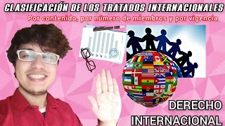 Clasificación de los Tratados Internacionales Explicación sencilla y ejemplos Derecho Internacional [upl. by Errecart]