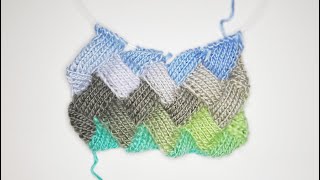 HOW to knit ENTERLAC  Detailed tutorial  Knitting Pattern [upl. by Adnylam158]