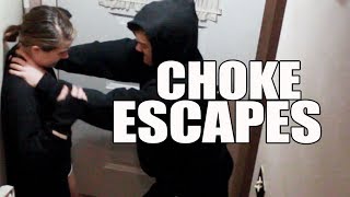 Top 3 Choke Escapes for Self Defense  Win the Fight Against an Attacker [upl. by Faxen]