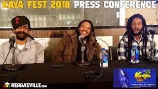 Damian Stephen amp Julian Marley  Press Conference  Kaya Fest 2018 [upl. by Langston]