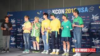 KCON LA 2016 Astro Press Conference [upl. by Whitcher]