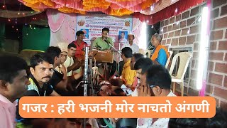 गजर हरी भजनी मोर 🦚 नाचतो अंगणी पायाकडे पाहूनी😍 mrsidvlogs sidj bhajan [upl. by Coryden]