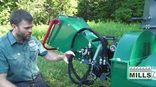 Woodland Mills WC46 Wood Chipper Full Length Demo 2018 [upl. by Weisburgh366]