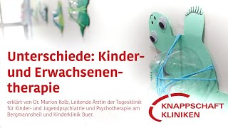 Unterschiede Kinder und Erwachsenentherapie [upl. by Dinse]