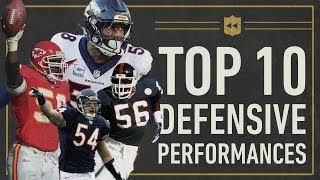 The Top 10 Greatest SingleGame Defensive Performances in NFL History  Vault Stories [upl. by Lianna]