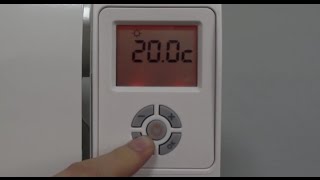 How to Program Your Electric Radiator Cointra Apolo [upl. by Dercy]