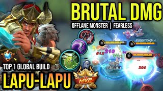 LAPULAPU BEST BUILD 2023  BUILD TOP 1 GLOBAL LAPULAPU GAMEPLAY  MOBILE LEGENDS✓ [upl. by Seugirdor]