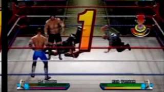 Showdown Legends of Wrestling Samoa Joe vs RVD vs AJ Styles vs Jeff Hardy [upl. by Byrdie266]