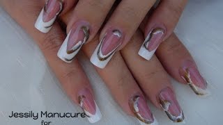 Ongle en gel quotFrench en reverse avec les produits NAILISHquot [upl. by Mcnally]