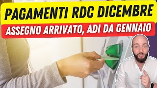 REDDITO DI CITTADINANZA Dicembre pagamenti iniziati [upl. by Snashall]