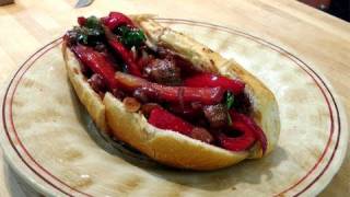 Sausage and Peppers  Italian Style  Recipe by Laura Vitale  Laura in the Kitchen Ep 73 [upl. by Tonkin948]