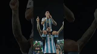 ¡Fideo Fideo La ovación a Di María tras su último partido con la Selección Argentina Bicampeona [upl. by Zsa]