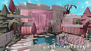 BLOXBURG Blush Mini Mansion  speedbuild 183k ♡ [upl. by Jorgenson551]