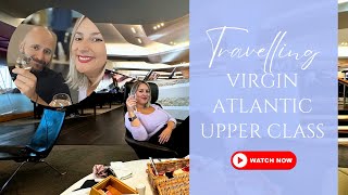 Travel Virgin Upper Class to NYC and LAX with us  Upper Class Flight Review Flourish With Holly [upl. by Leunammi379]