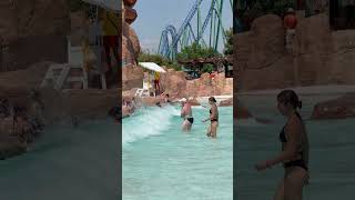 🐬Aqua Park Wave Wonder Swimming Pool Summer Holiday💦 aquapark waterpark wavepool [upl. by Namurt]