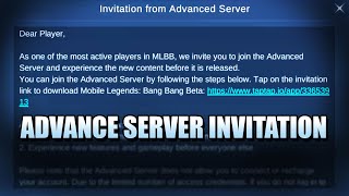 ADVANCE SERVER INVITATION  DID YOU GET IT [upl. by Wallache]