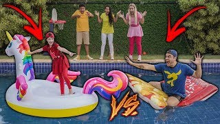 AVENTUREIRO AZUL vs AVENTUREIRA VERMELHA VÍDEO DE PISCINA [upl. by Mighell]