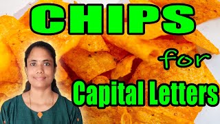 Capital Letters With CHIPSCapital Letters Graphic OrganiserKatral Elithu [upl. by Adiana53]