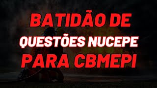 BATIDÃO DE QUESTÕES NUCEPE PARA CBMEPI [upl. by Nylanej287]