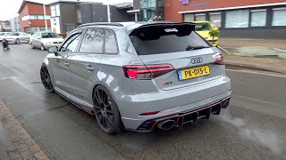 530HP Stage 2 Audi RS3 8V Sportback with Milltek Exhaust  LOUD Accelerations amp Revs [upl. by Vtarj137]