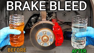 How To Bleed Your Brakes  BY YOURSLEF [upl. by Stonwin]