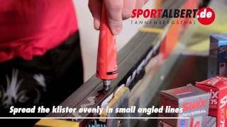 Applying Grip Wax  Klister [upl. by Ecirtaeb]