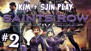 Kim amp Sjin Play Saints Row IV  2  Walk This Way [upl. by Bore]