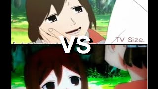 Ayano no Koufuku Riron Comparación Tv Anime vs Bluray [upl. by Lelah]