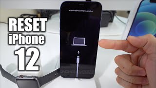 How To Reset amp Restore your Apple iPhone 12  Factory Reset [upl. by Ameekahs]