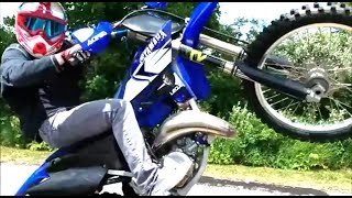 CRAZY YZ125 Rippin and Wheelies Ft Andrew Haselhuhn [upl. by Geldens]