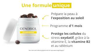 Oenobiol Solaire Intensif Préparateur Peau Sensible Complément Alimentaire  Publicité téléTV [upl. by Rettig]