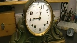 Seth Thomas 48 R Mantel Clock Movement Repair Short Preview [upl. by Nathaniel569]