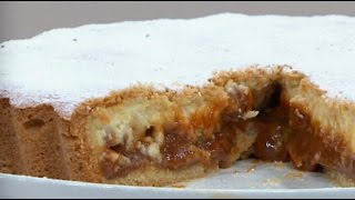 Torta de ricota dulce de leche y tropezones de nuez [upl. by Arykat]