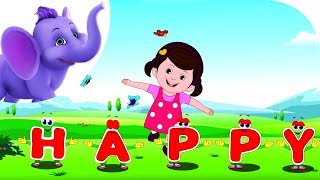 Im with Happy  Nursery Rhyme with Karaoke [upl. by Eibbil]