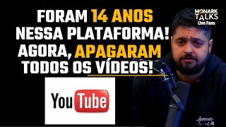 MONARK FAZ DESABAFO SOBRE O BANIMENTO NO YOUTUBE monarktalks monarktalkslive [upl. by Schilling]