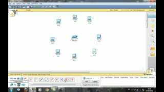 Topologie etoile packet tracer [upl. by Naji685]