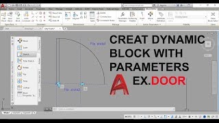 how to Create Dynamic block in AutoCAD How to use dynamic Block in Hindi [upl. by Raffaello80]