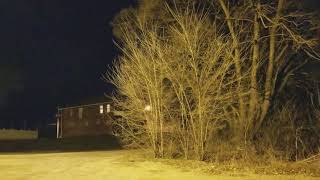 Ohio Central Railroad Trash Train at Night [upl. by Cloris]