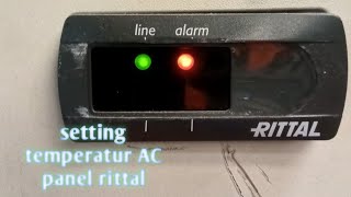 MANUAL SETTING TEMPERATUR AC Panel RITTALâ€¼ï¸ [upl. by Rape691]