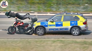 15 Shocking Moments Of Motorcycle Got Instant Karma  Motorcycle Crash Compilation [upl. by Natlus]