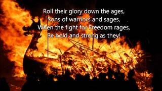 Up Helly Aa  The Up Helly Aa Song with lyrics [upl. by Miranda]