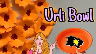 Urli BowlDIY Decorative Flower Urli PotArtificial Home DecorArpitaRavindra [upl. by Handy]